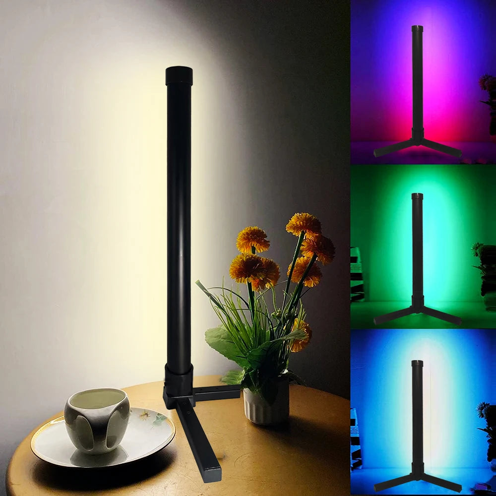 Floor Lamp with sleek aluminum design