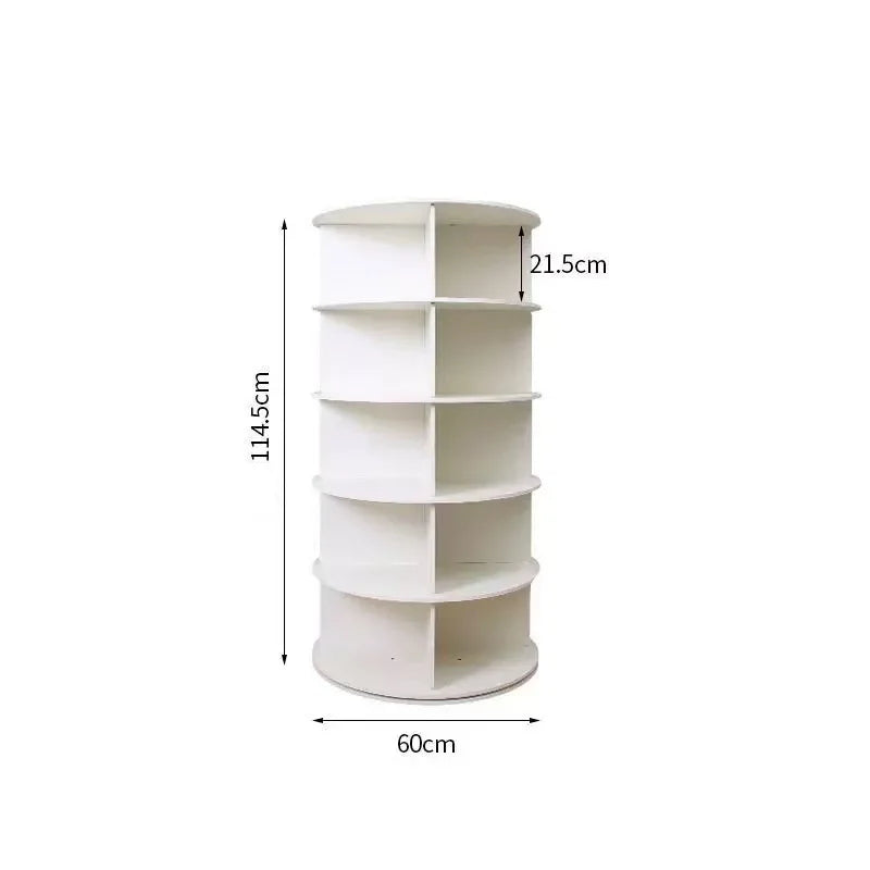 Multifunctional Rotating Shoe Rack Tower 114.5 cm