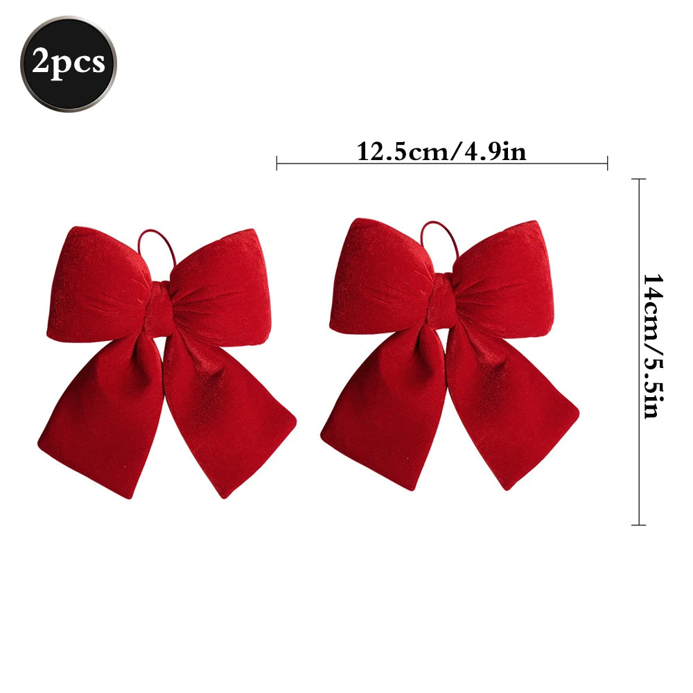 Red Hanging Ornaments for Tree & Holiday Home Décor