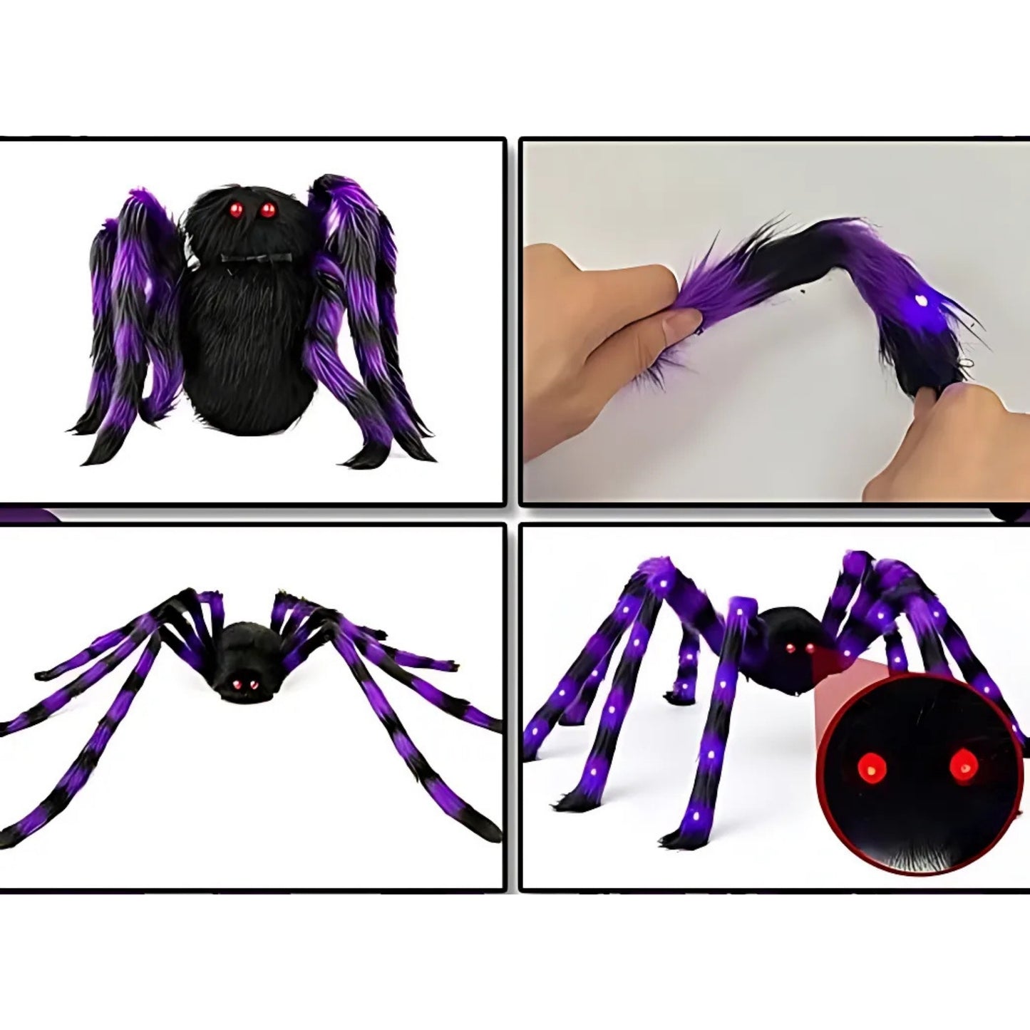 Halloween Decorations: Giant Light-Up Spider for Outdoor Haunts