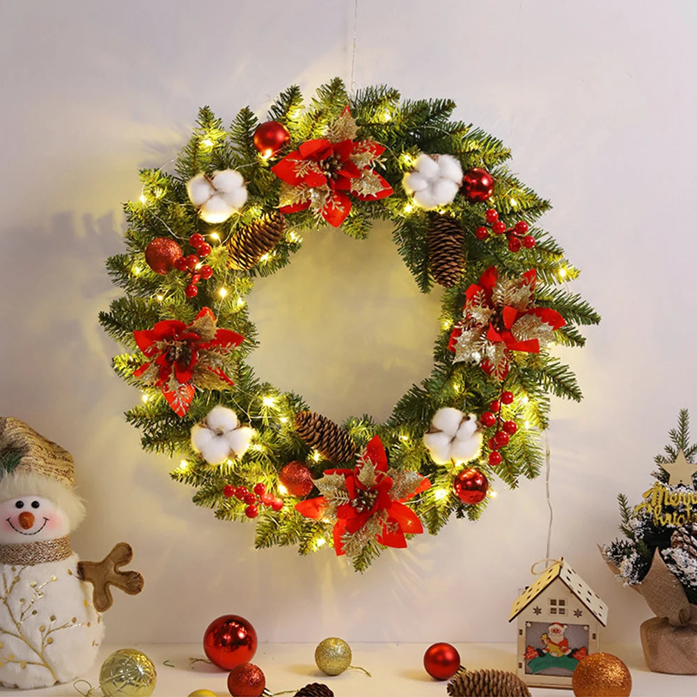 40CM Christmas Door Wreath 