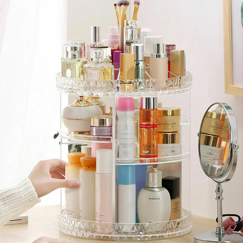 Acrylic Make Up Organiser, 360°
