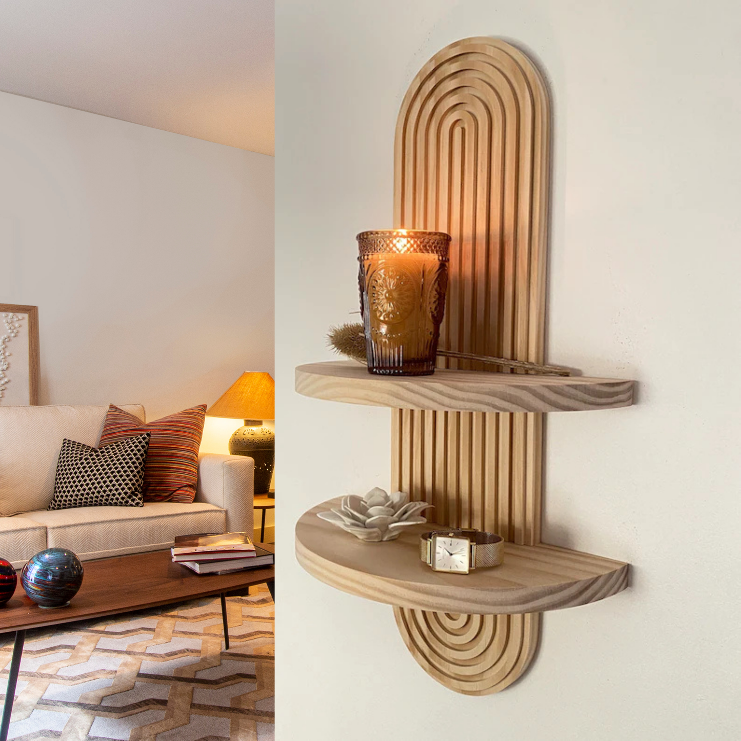 Boho Wall Shelves 
