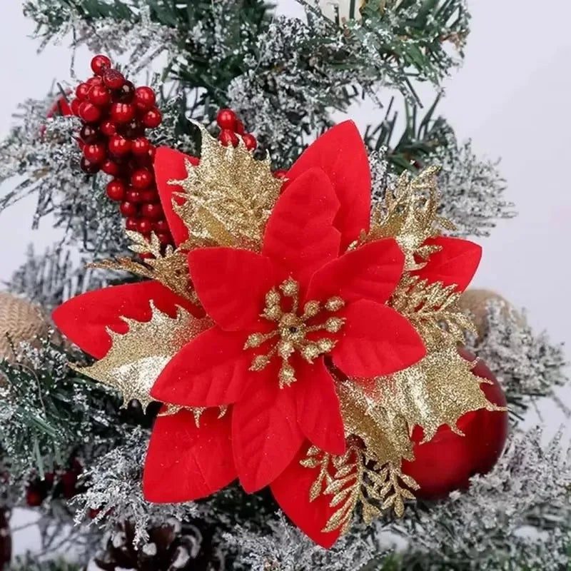 Christmas Decoration | Poinsettia Clip