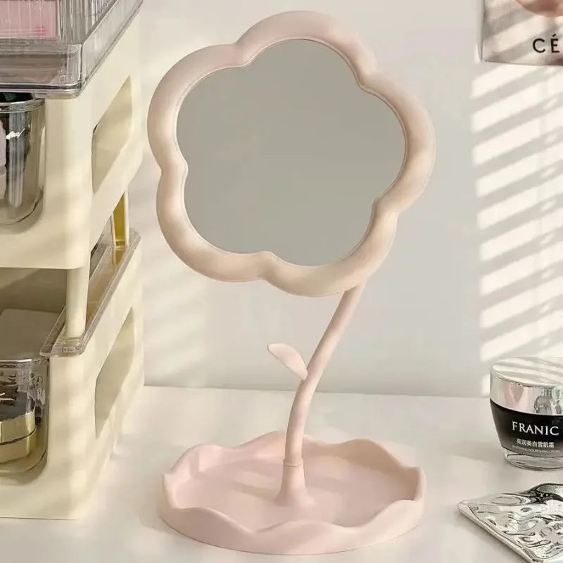 Cute Desktop Vanity Mirror pink