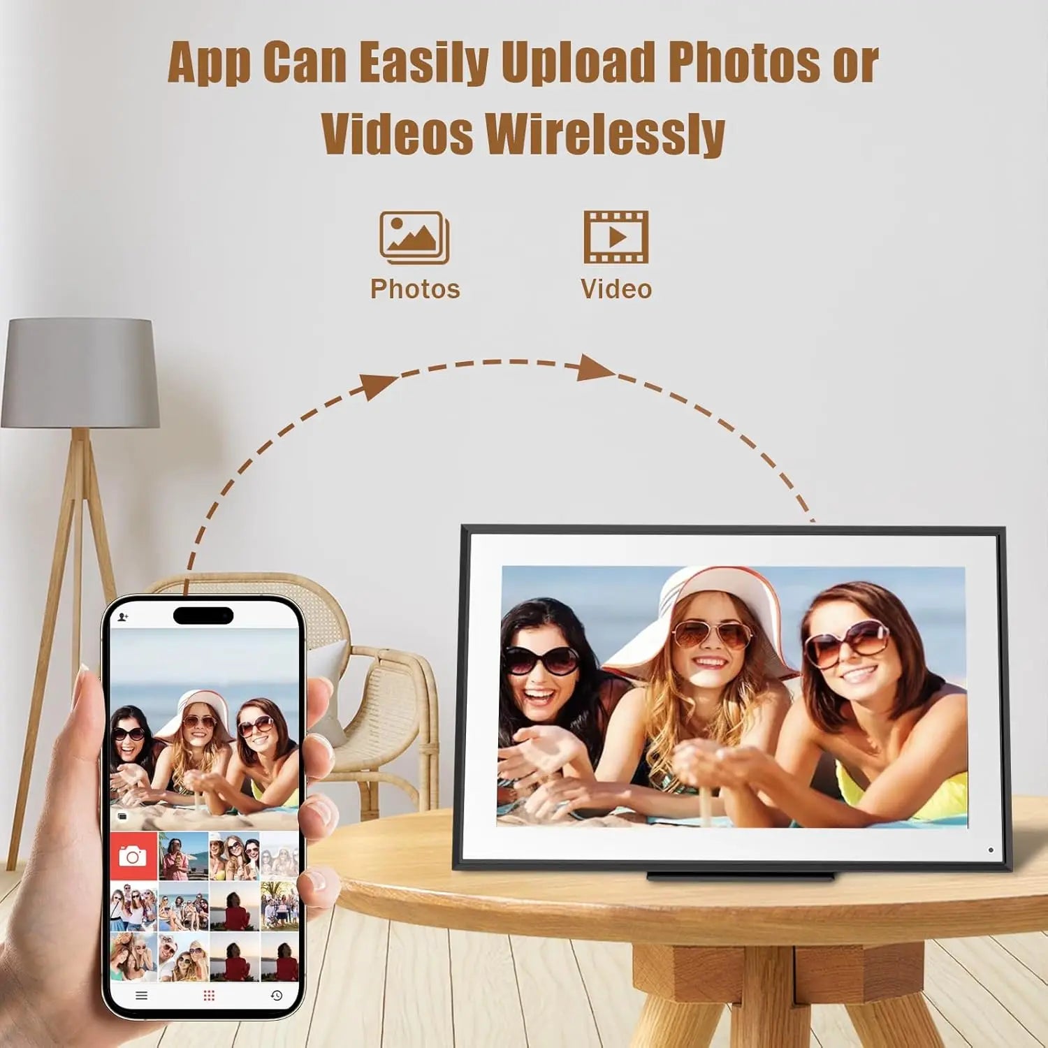  Digital Photo Frame & Digital Calendar 