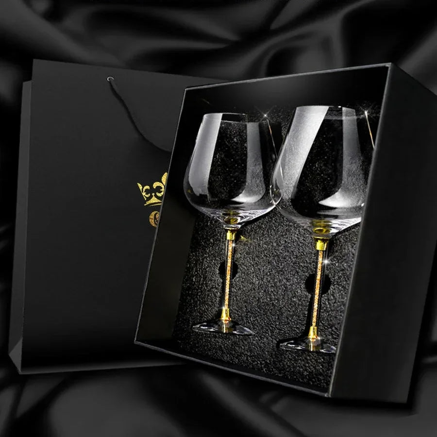  Elegant Crystal Glassware for Champagne gift set 