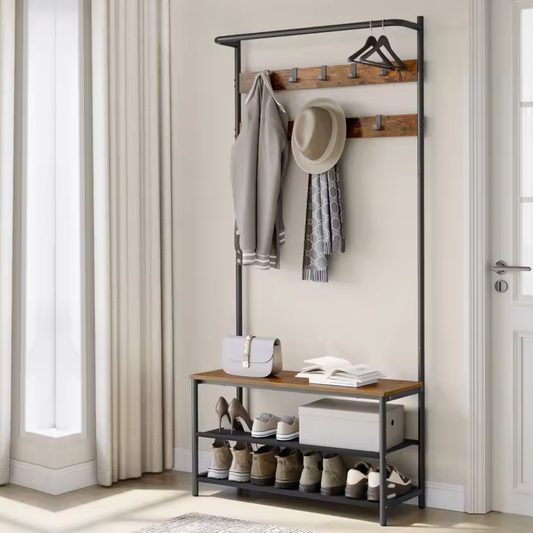 Stylish Entryway Hall Tree 