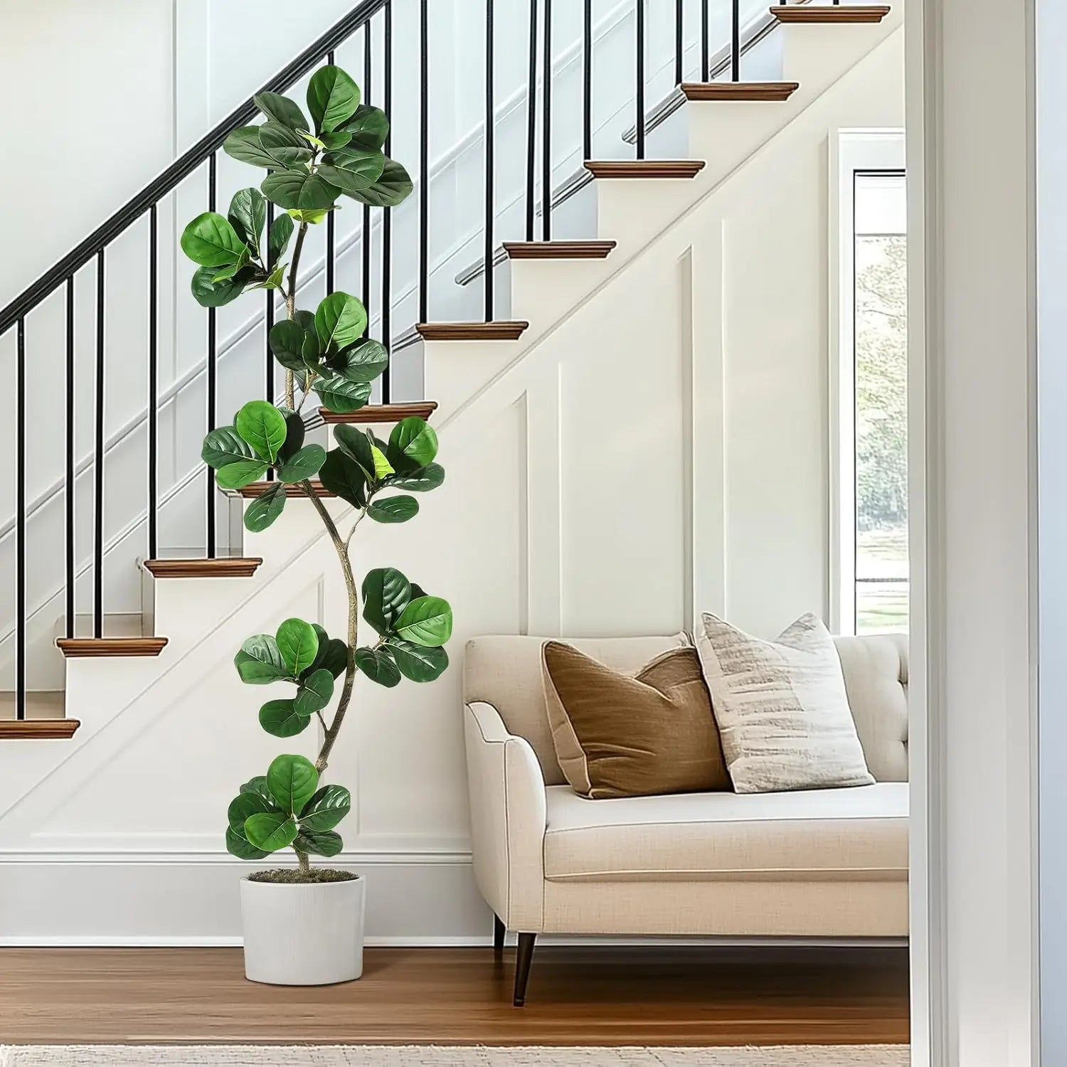  Faux Potted Fig Tree lifestyle images 