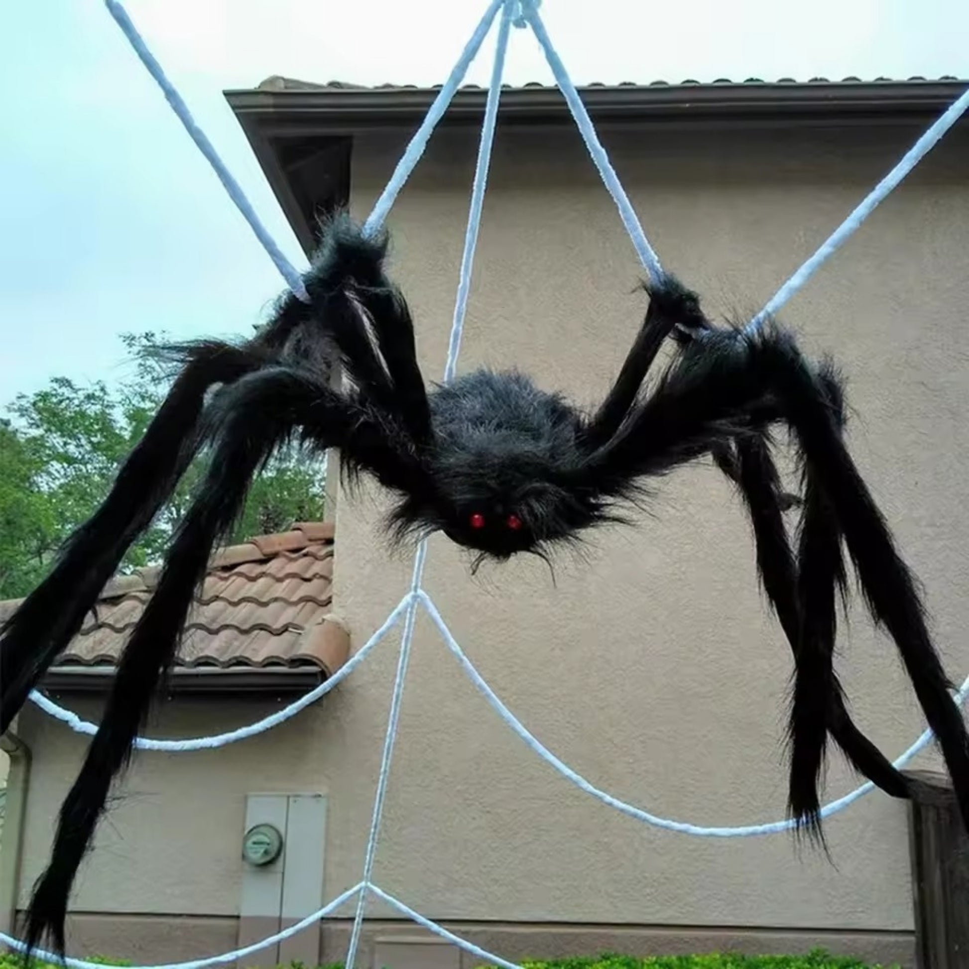 Giant Black Spider Prop for Outdoor