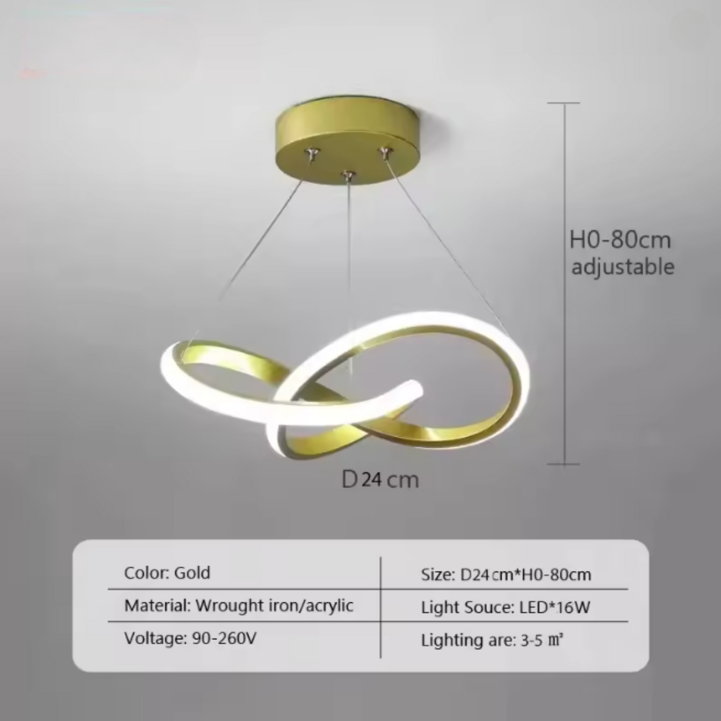 Minimalist LED Pendant Lamp – Creative Nordic Style