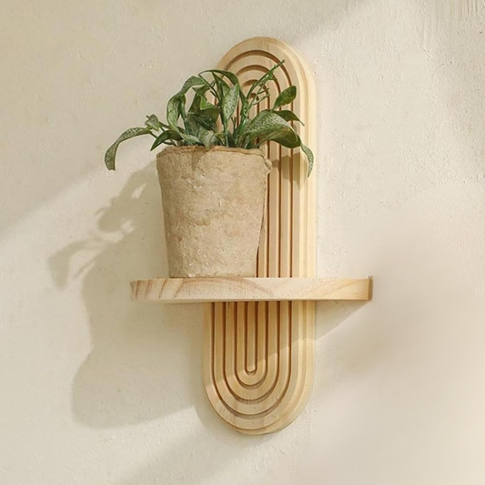 Modern Boho Wooden Shelf