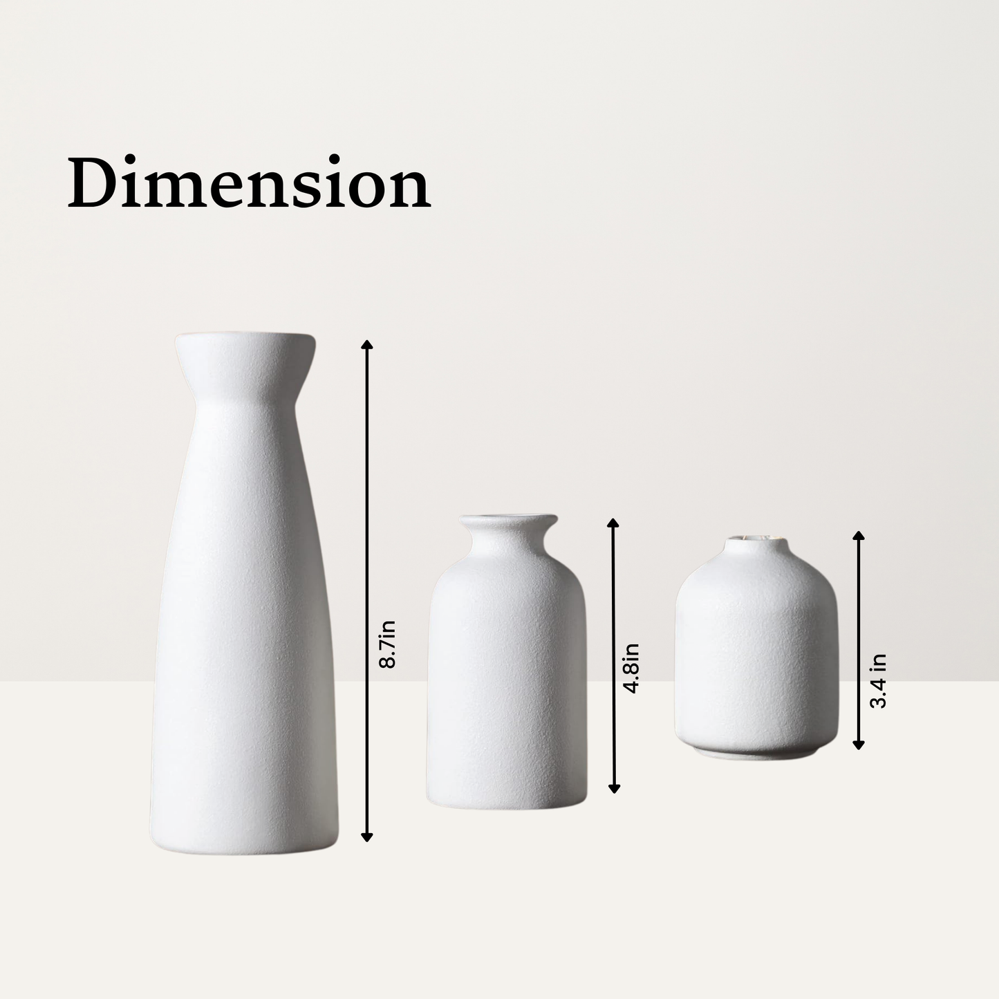 white ceramic vase