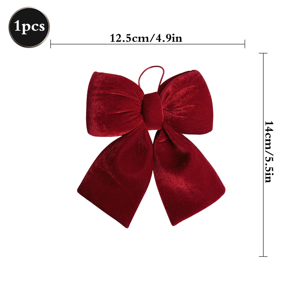  Red Bows for Christmas Tree & Festive Home Décor