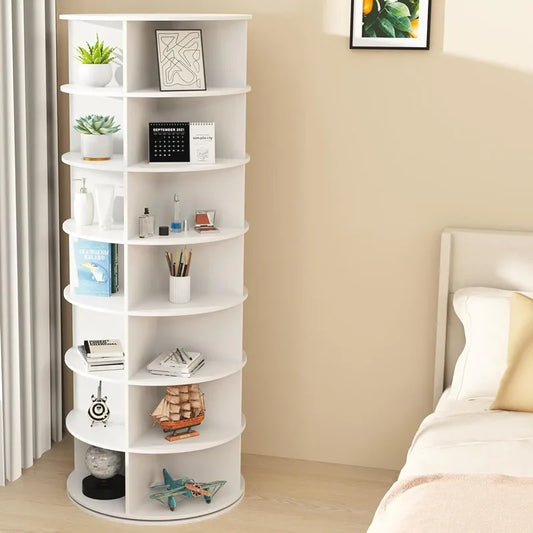 Rotating Shoe Rack Tower –