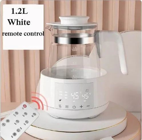 1.2L Electric Kettle with Thermostatic Control – Baby Milk Warmer & Hot Water Boiler