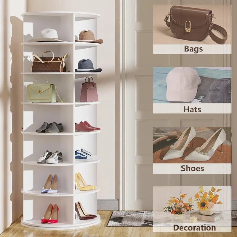 Rotating Shoe Tower 