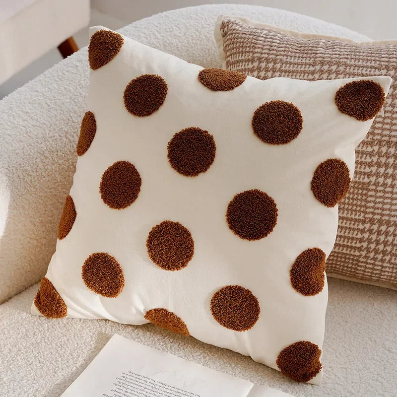 Light Luxury Throw Pillow Cover – Square Cushion Case for Sofa & Bed | Fall Pillow Covers