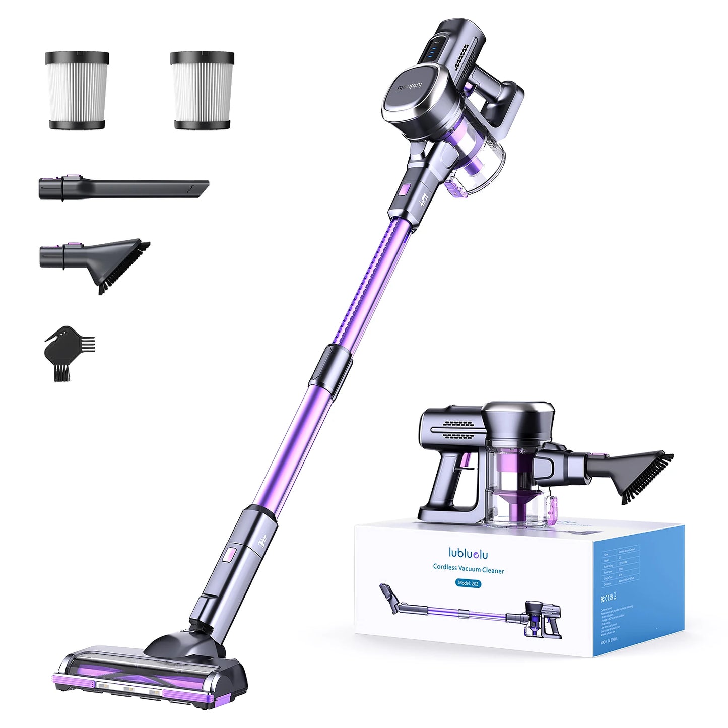Self-Standing Vacuum with Auto Mode