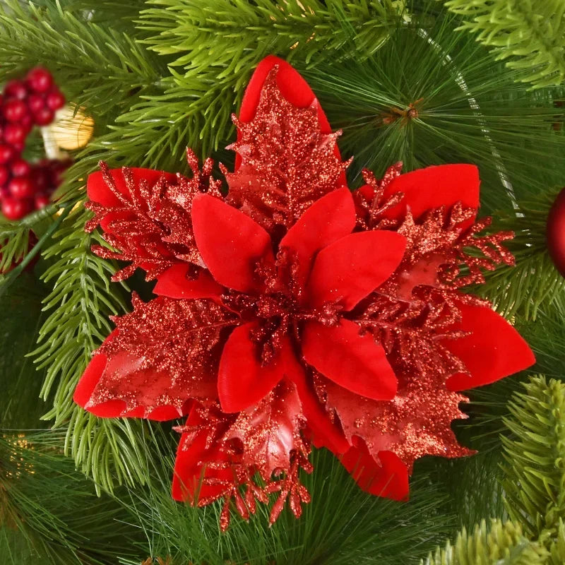 Traditional Christmas Flowers RED