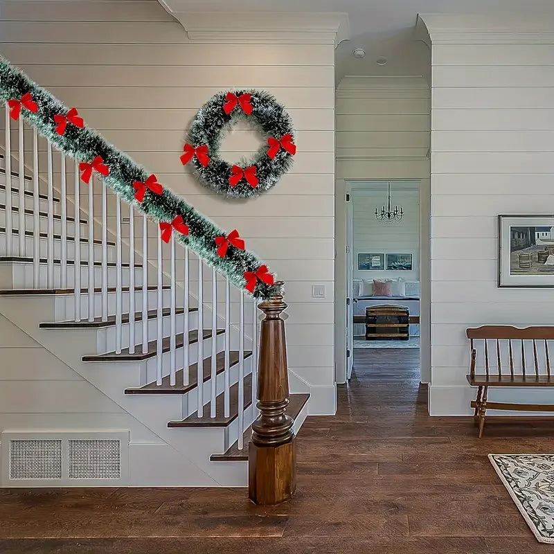 Tree Decorations Christmas Metallic Twist Garland 