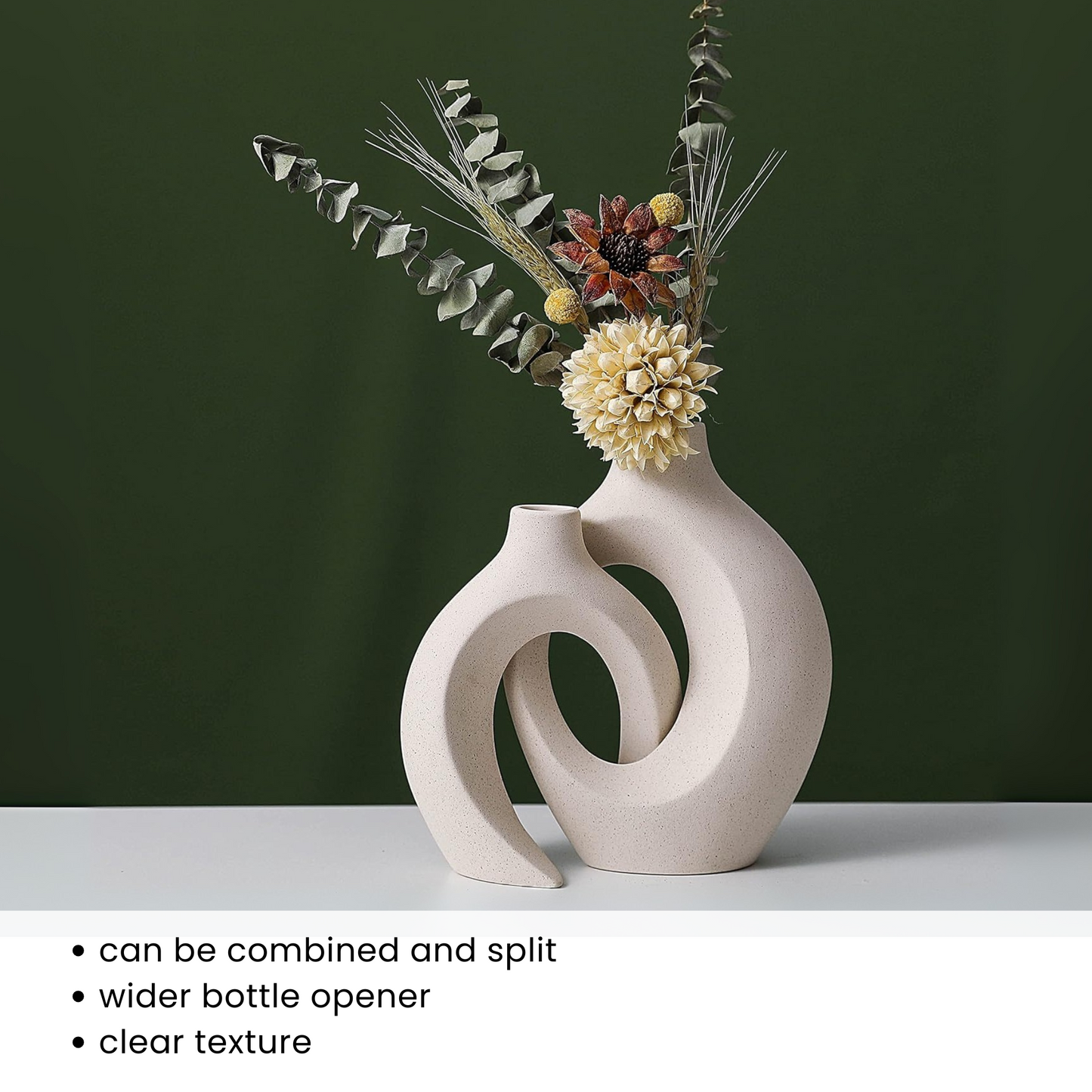 Minimalist Donut Vases