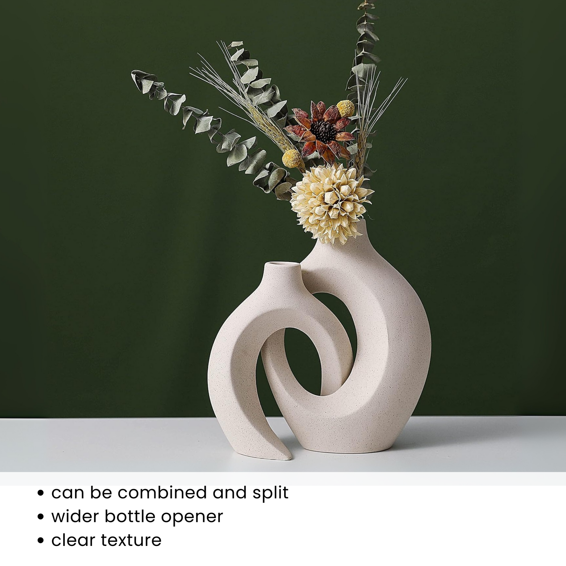 Minimalist Donut Vases