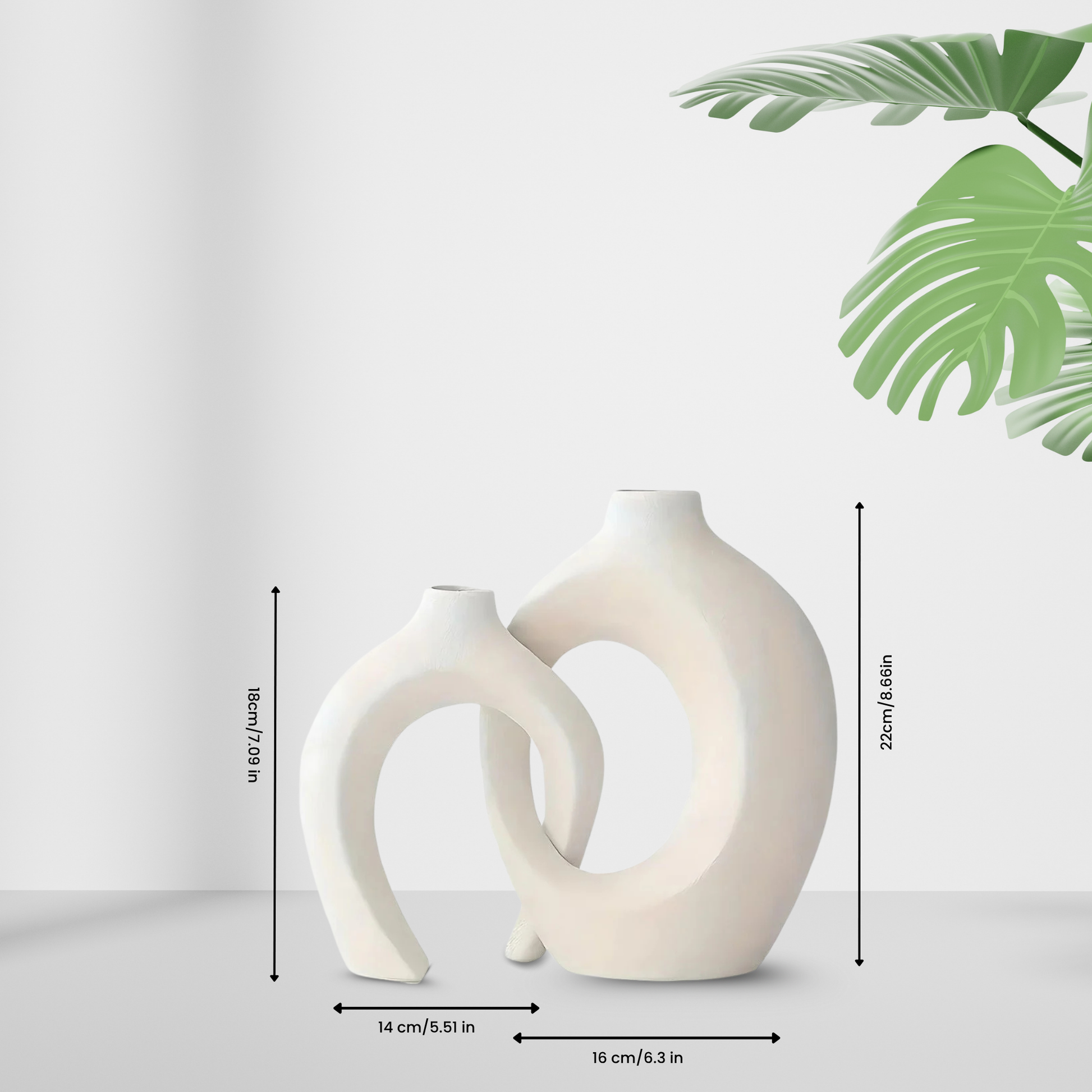 Minimalist Donut Vases