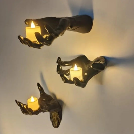 Wall-Mounted Creepy Hands for Spooky Walls