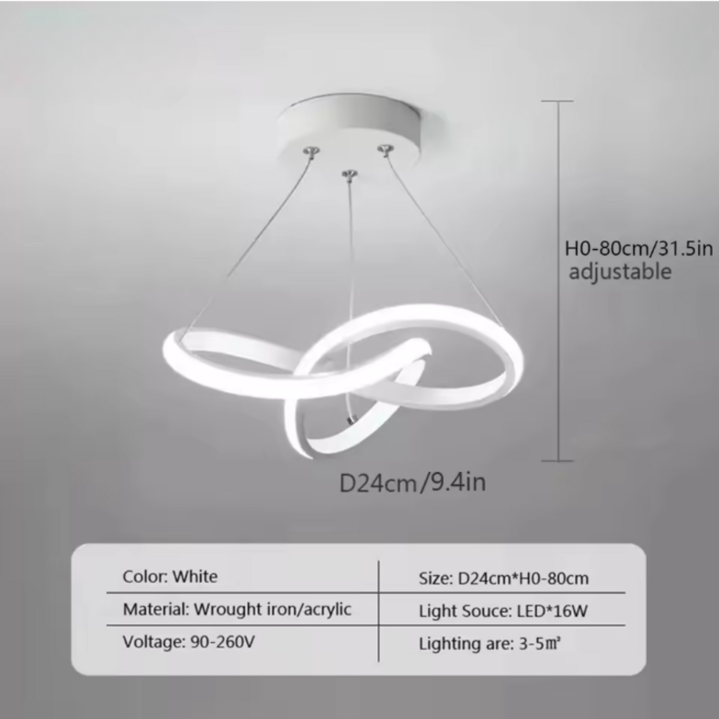 Minimalist LED Pendant Lamp – Creative Nordic Style