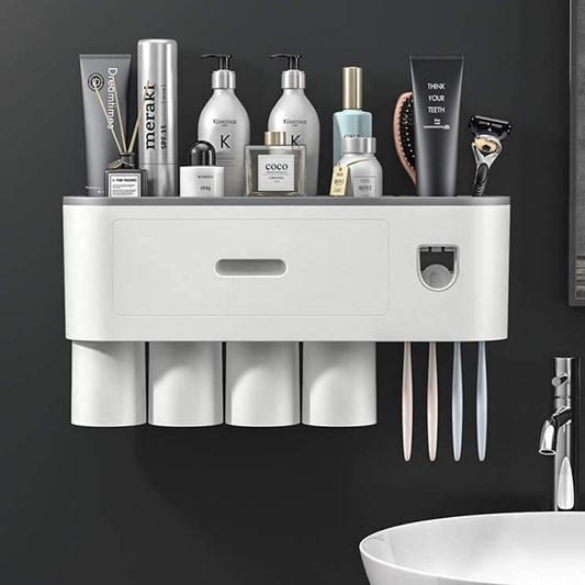 brush holder for wall