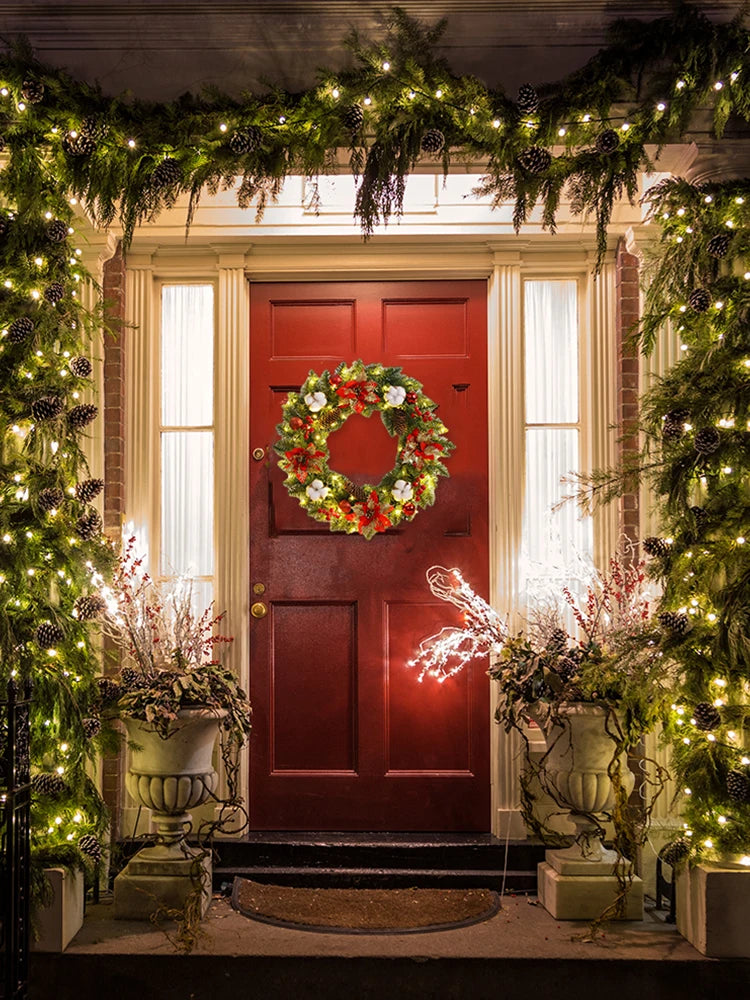 christmas door garland