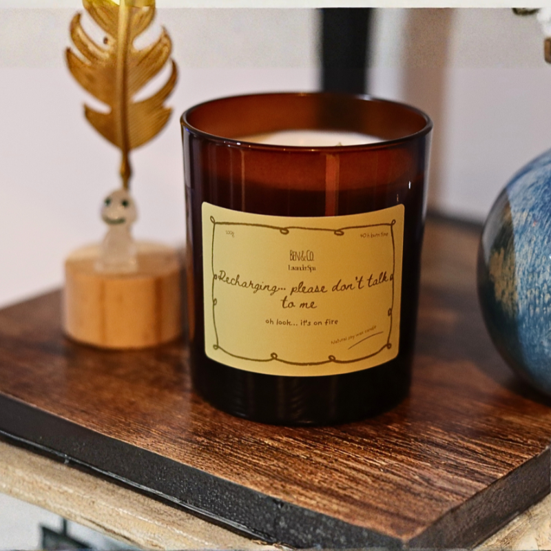 Ben & Co Lavender Spa 100% Soy Wax Scented Candle