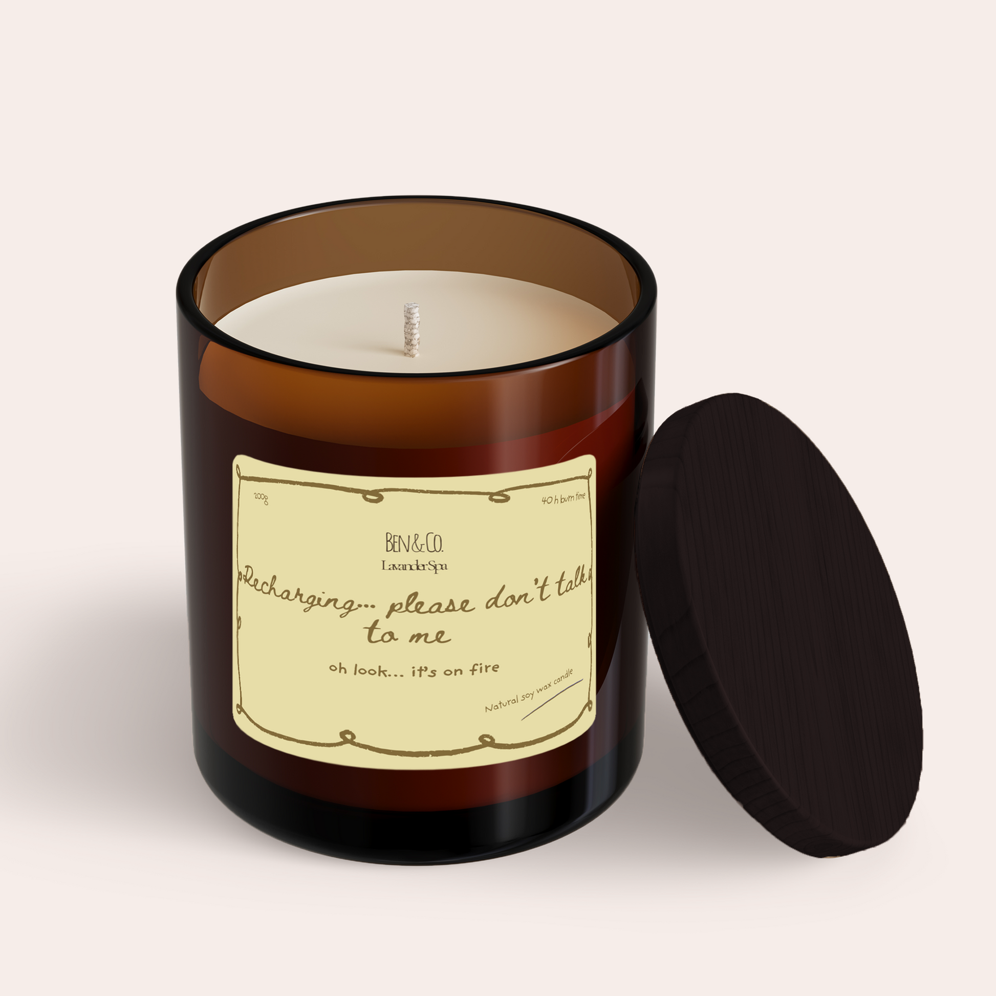  Lavender Spa 100% Soy Wax Scented Candle