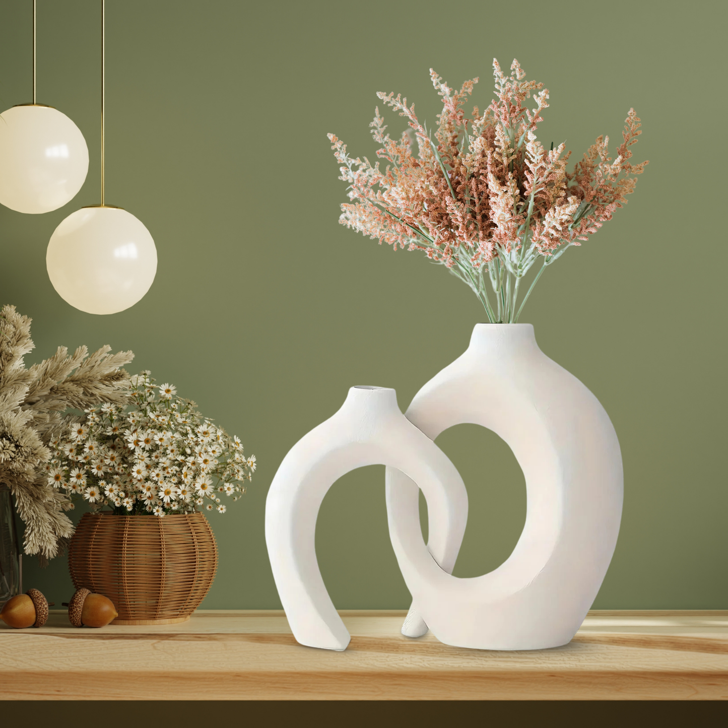 Minimalist Donut Vases